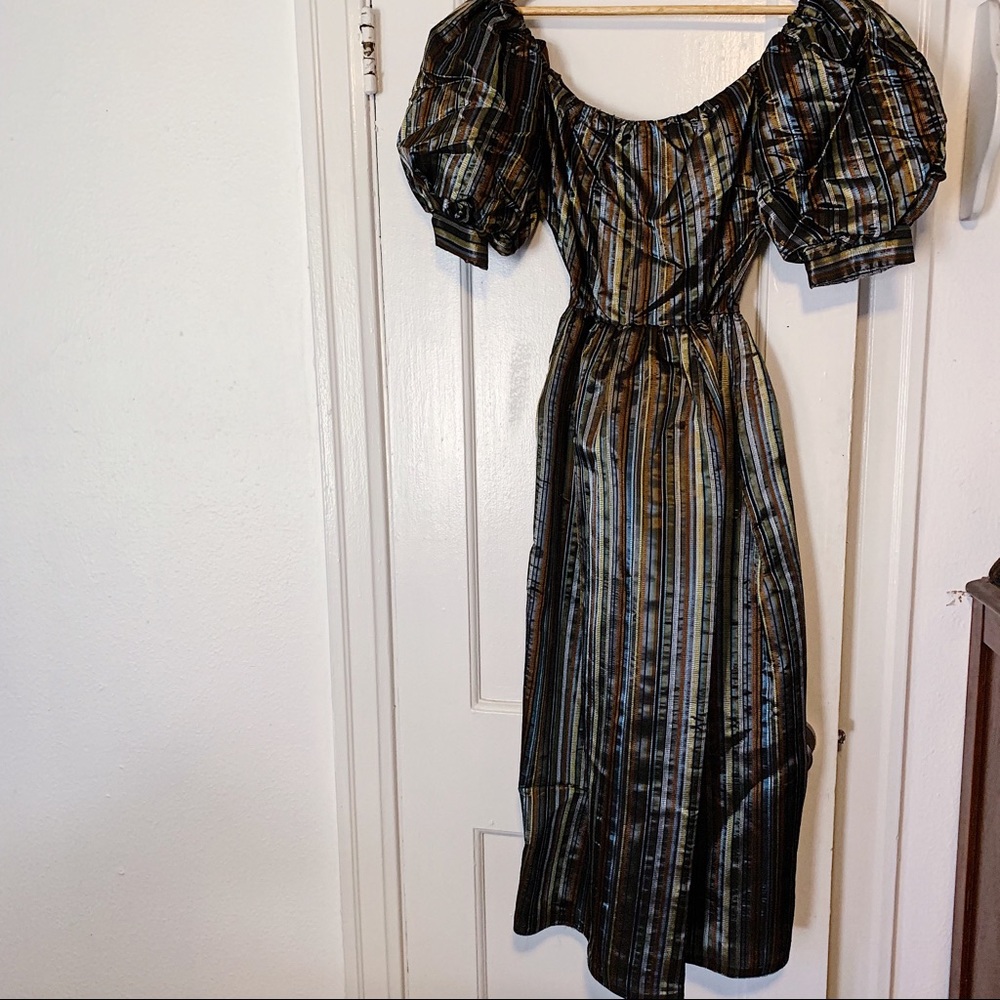 Vintage unique midi length party dress